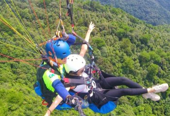 杭州富阳永安山滑翔伞训练基地体验